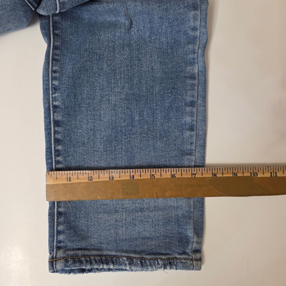 Lucky Brand Jeans Mens 40x31 Blue Denim Athletic Taper Straight Leg Stretch - Picture 11 of 12